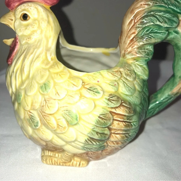 5/$25 
Vintage Rooster  Creamer Stamped FF 1987 5x3” - Picture 6 of 6